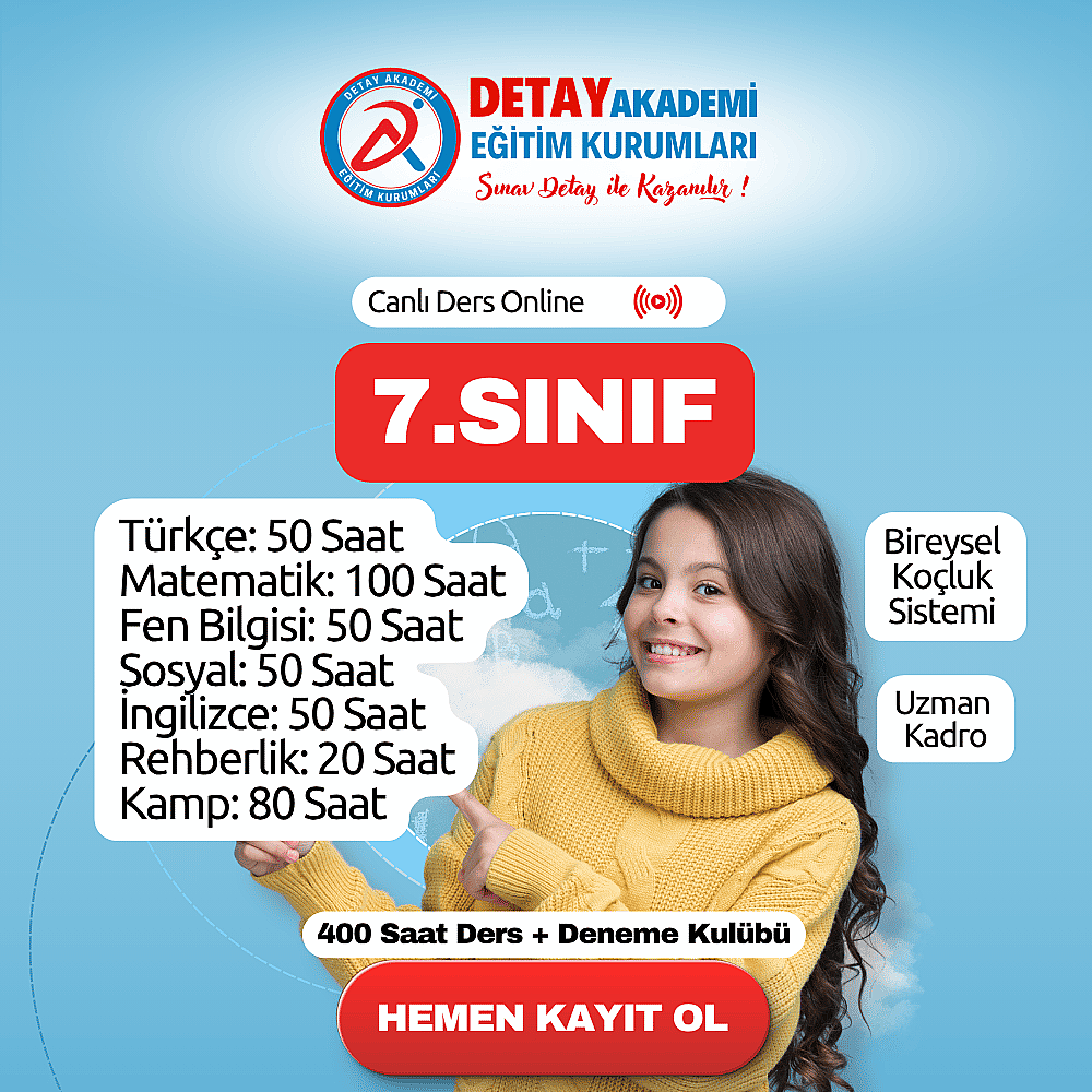 7.Sınıf Canlı Ders Online - 1